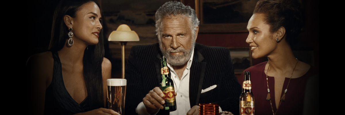 Dos Equis Most Interesting Man in the World campaign ad